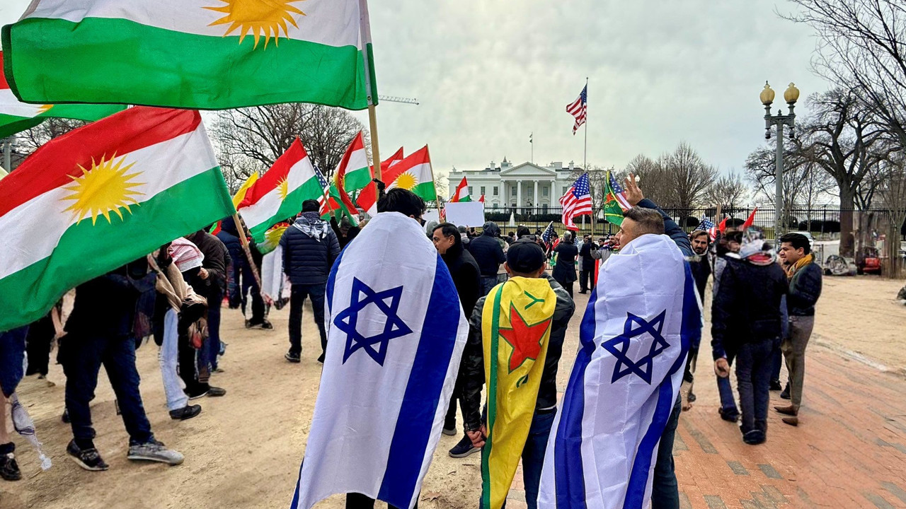 SDG destekçileri Beyaz Saray önünde