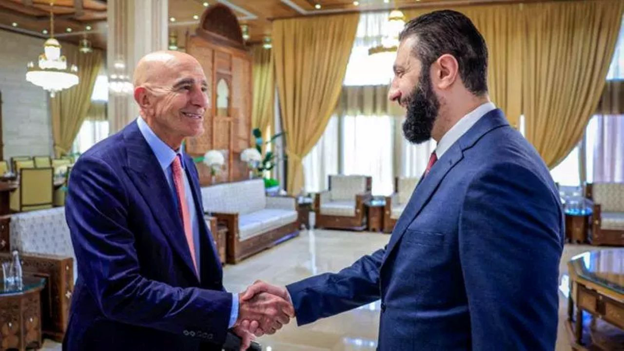 Ahmed Şara, ABD'nin Suriye Özel Temsilcisi Thomas Barrack ile görüştü