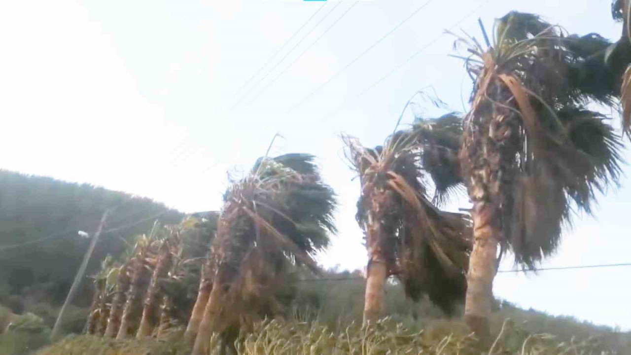 Bodrum, Datça, Marmaris kıyılarına fırtına uyarısı