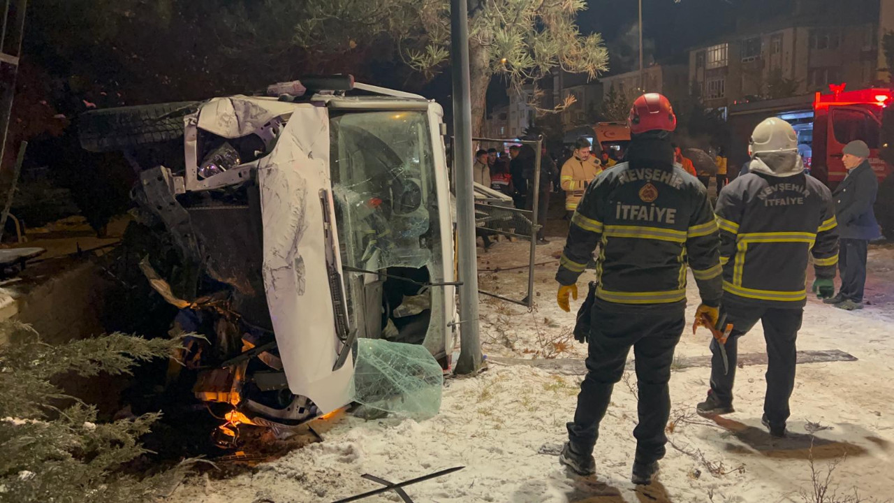 Nevşehir'de kaza oldu! 4 kişi yaralandı