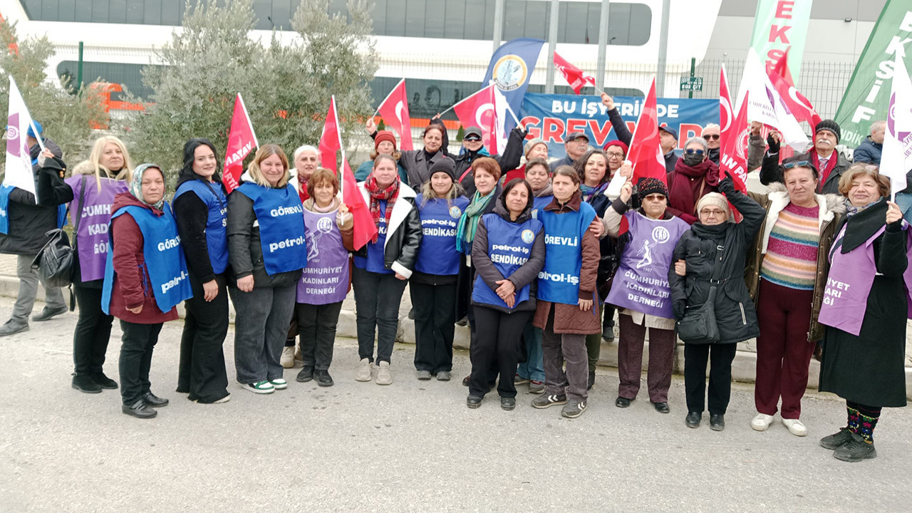 Temel Conta işçilerine destek ziyareti