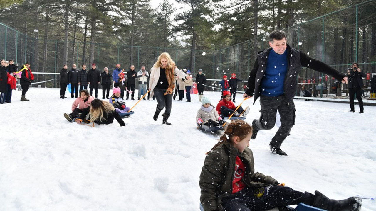 Osmaniye’de kar festivali