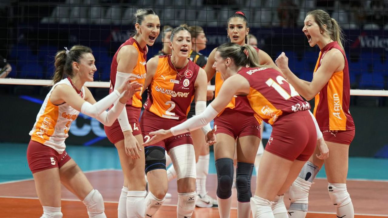 Galatasaray Daikin, Stuttgart'ı 3-1 mağlup etti