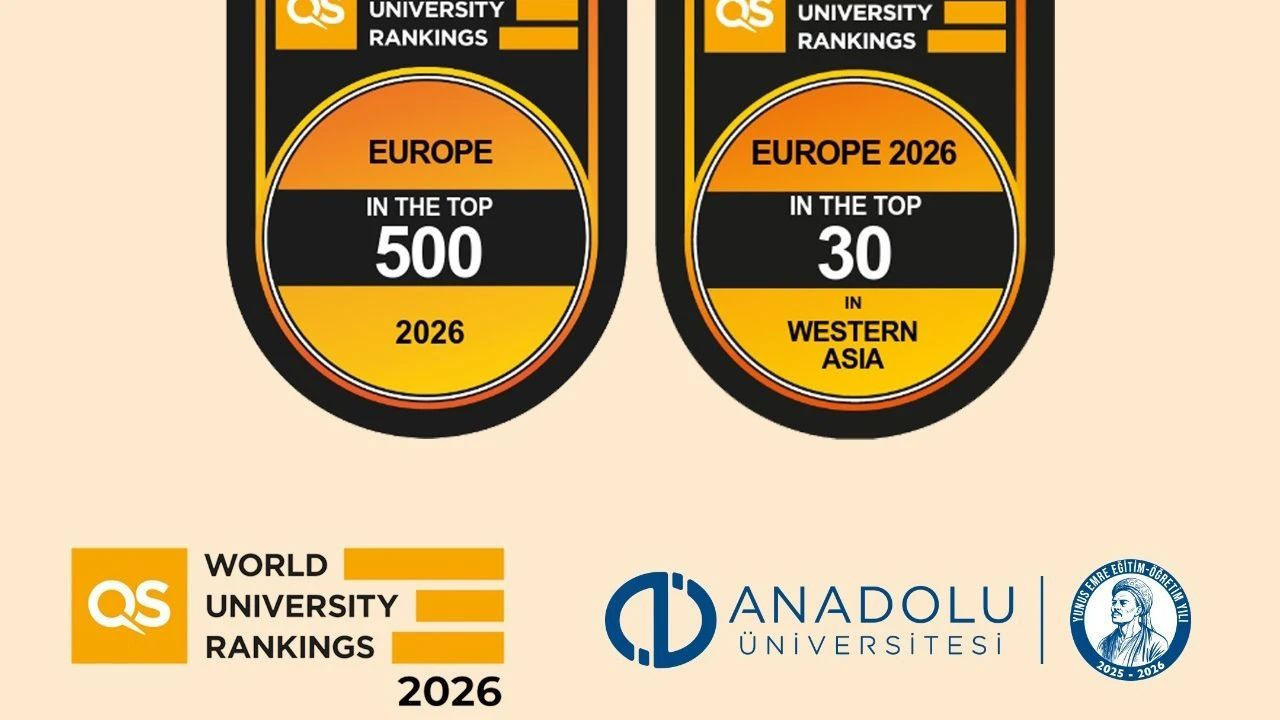 Anadolu Üniversitesi'nden rekor: Avrupa ve Batı Asya'da yükseldi