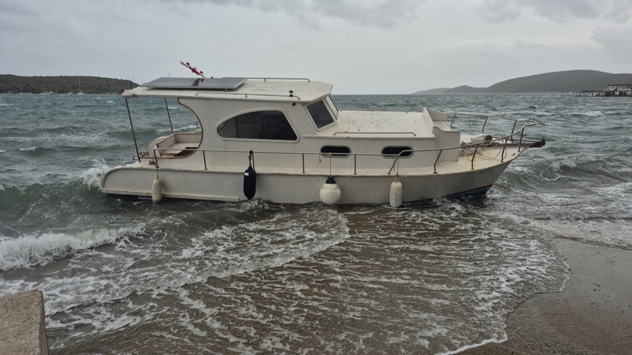 Bodrum'da feribot seferleri iptal edildi