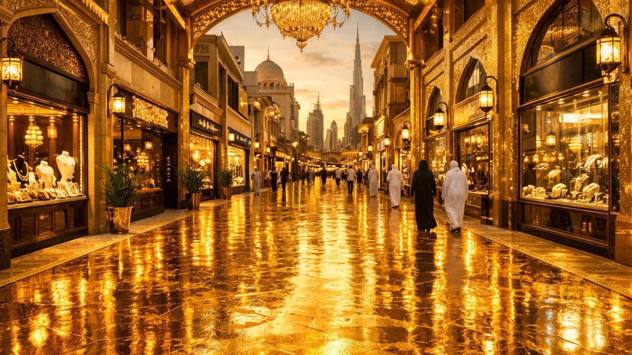 Dünyanın ilk Altın Sokağı inşa edilecek! Dubai'de yapılacak
