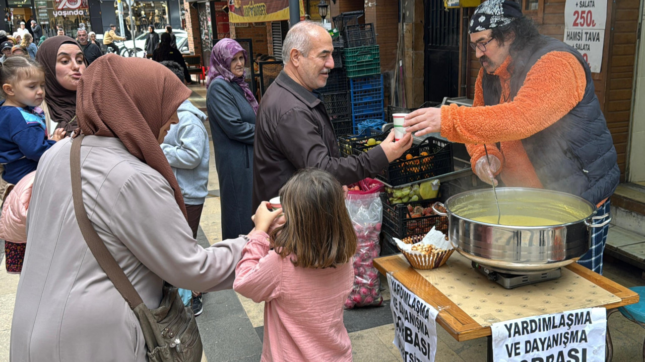 Ordu'da ücretsiz çorba: Her gün dağıtılıyor