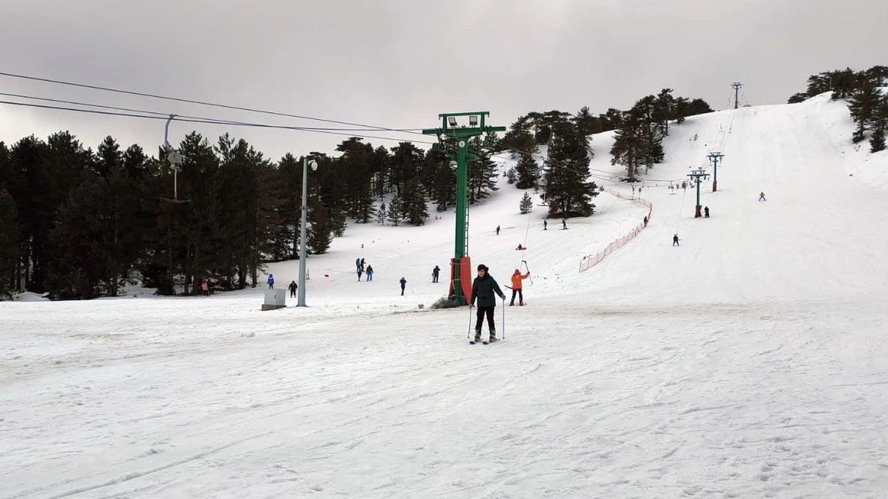 Burdur Salda Kayak Merkezi’nde sömestir hareketliliği