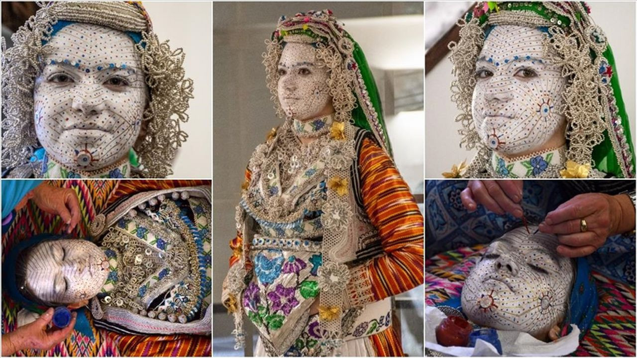 Asırlık 'gelin makyajı' geneği köylerde yaşatılıyor!