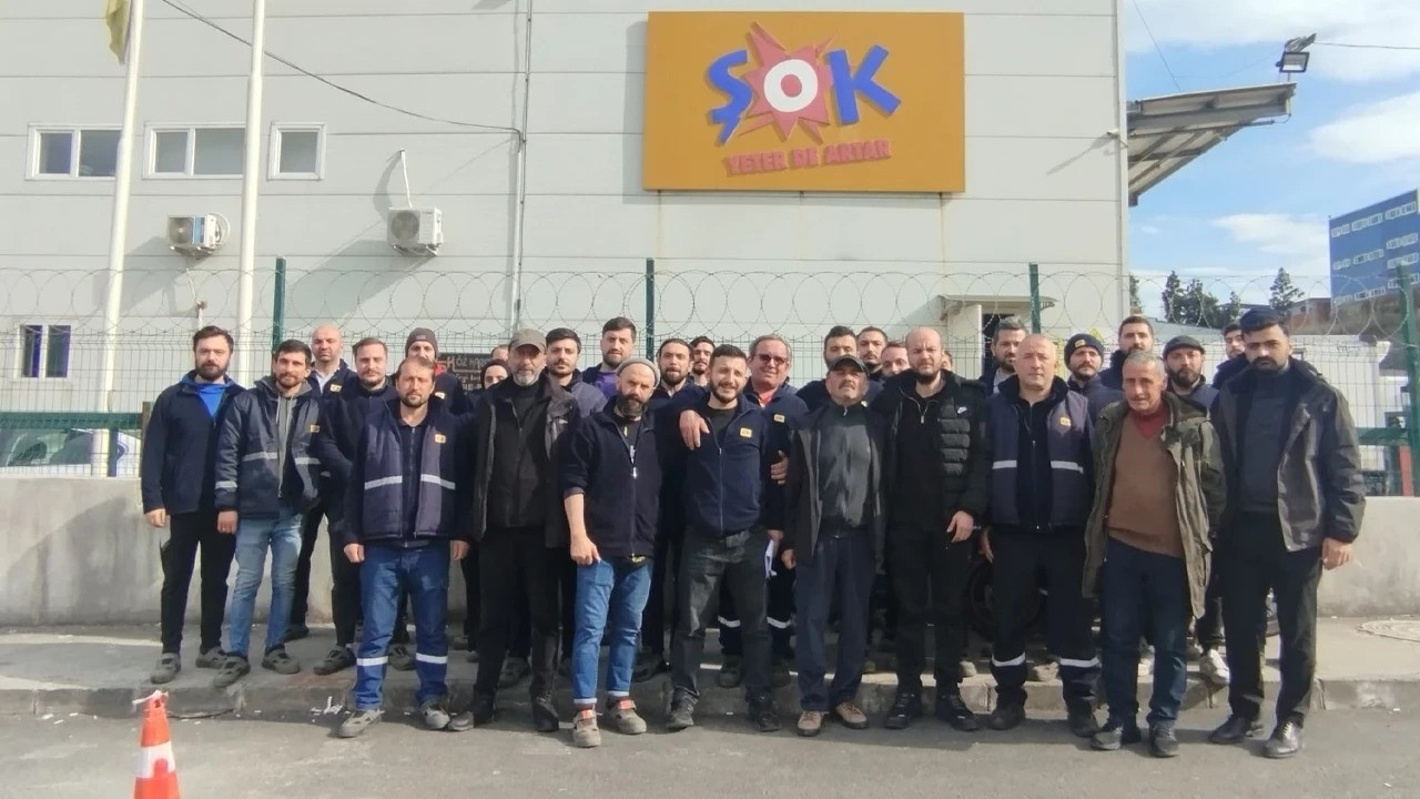 Trabzon'da iş bırakan Şok depo işçileri işten atıldı