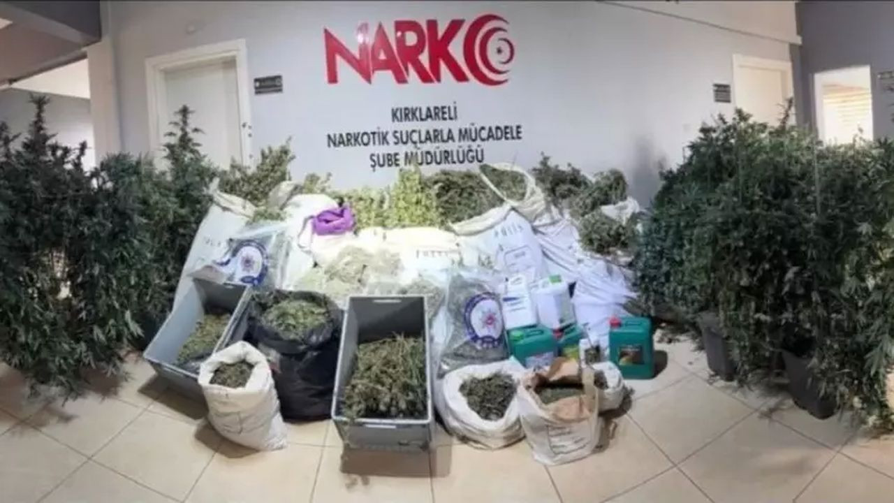 Kırklareli'nde ele geçirildi! Tam 54 kilogram