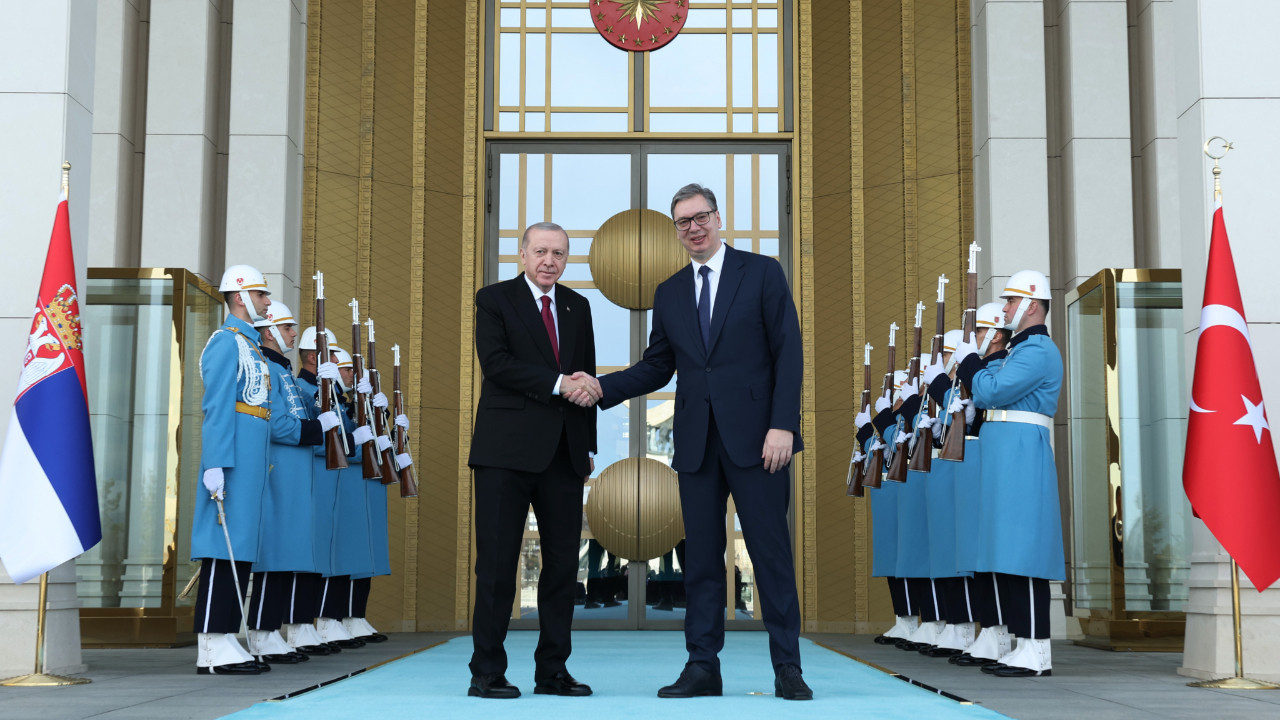 Ankara'da kritik görüşme! Cumhurbaşkanı Erdoğan, Vucic'le bir arada! Masada neler var?