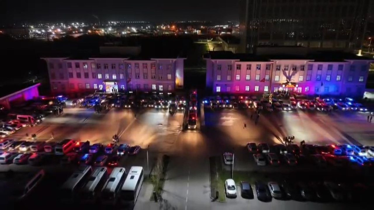 Bin polis katıldı: Dev narkotik operasyonu