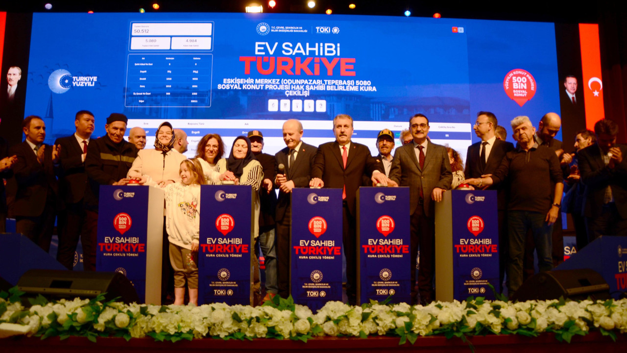 Eskişehir’de TOKİ sonuçları belli oldu! 6 bin 55 konutun kurası çekildi