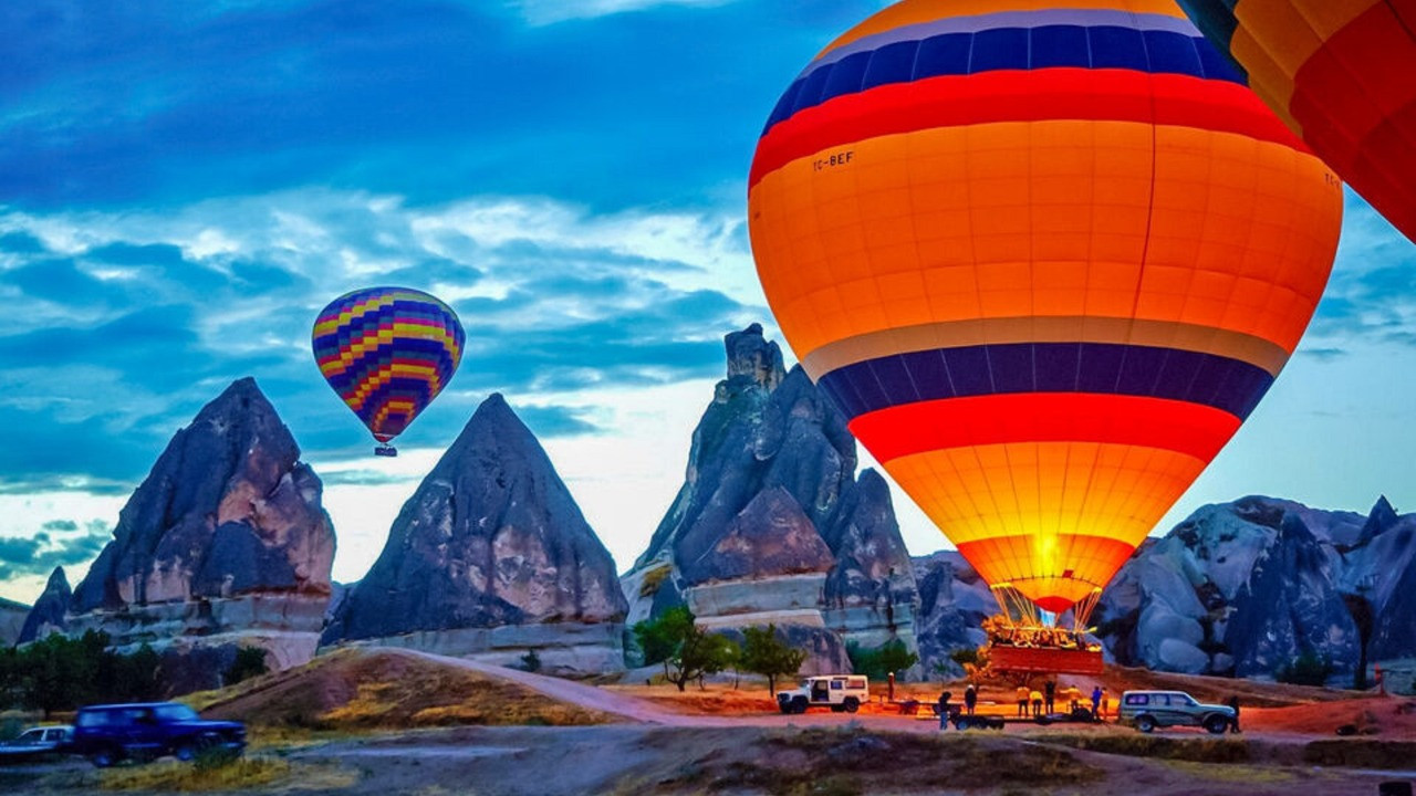 Kapadokya'da balon turlarına 754 bin 98 kişi katıldı