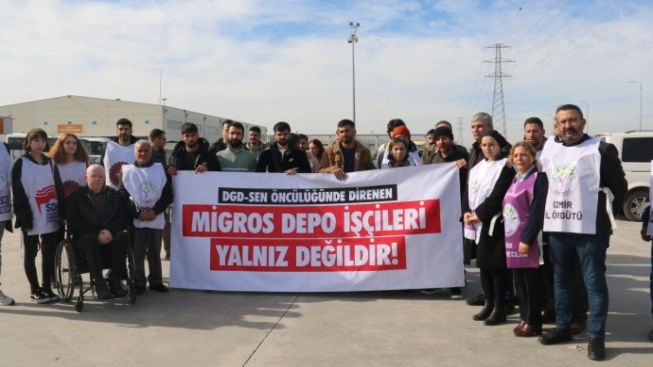 Migros depo işçileri taleplerini kabul ettirdiler
