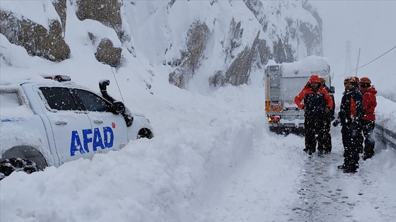 Meteoroloji'den 2 il için çığ uyarısı