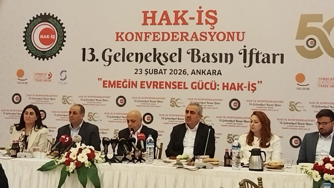 Hak-İş Genel Başkanı Arslan: Bir heyetle Gazze’ye gitmeyi planlıyoruz