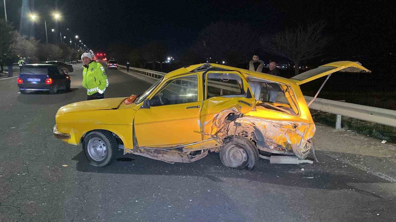 Elazığ’da trafik kazası: 1 yaralı var