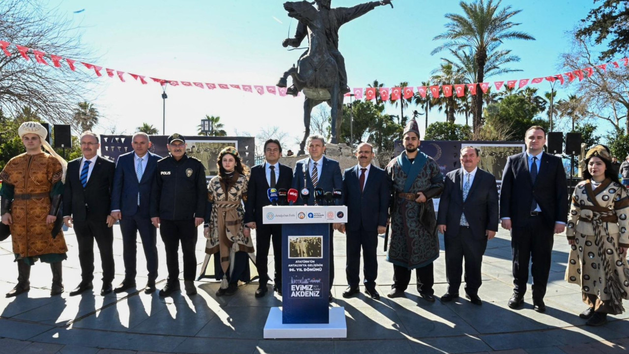 Antalya’da Fetih ve Atatürk buluşuyor: Üç gün sürecek etkinlik takvimi açıklandı