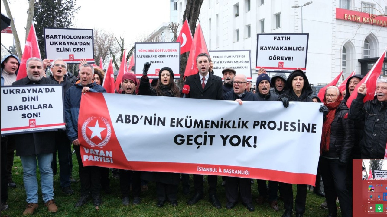 Fatih Kaymakamlığına Vatan Partisi’nden dilekçe: 'Bartholomeos hakkında inceleme başlatılmalı'