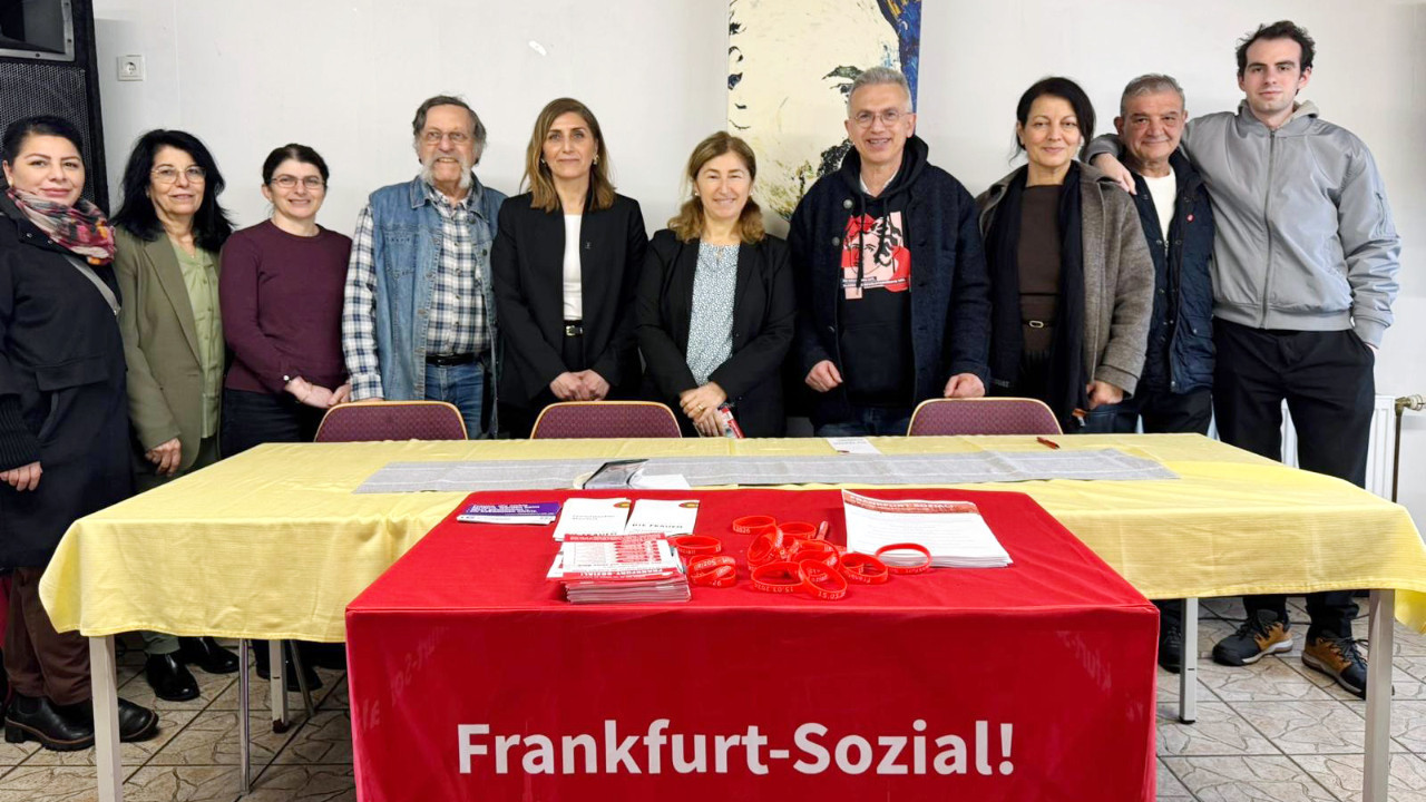 Frankfurt Sosyal Listesi’ne destek buluşması