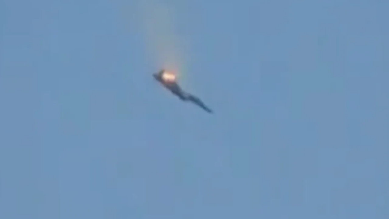 ABD'ye ait uçak vuruldu! F-15 böyle çakıldı