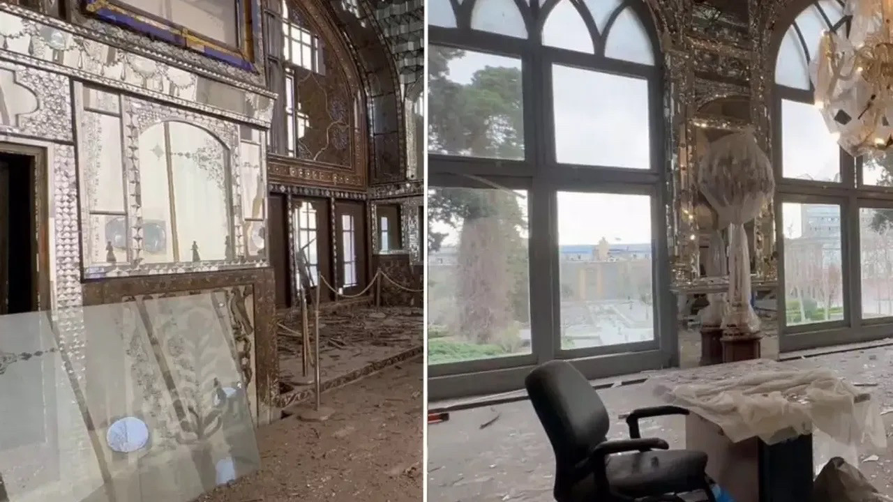 UNESCO Dünya Mirası Listesi'nde bulunuyordu! İran'daki tarihi saray İsrail-ABD saldırılarında hasar gördü