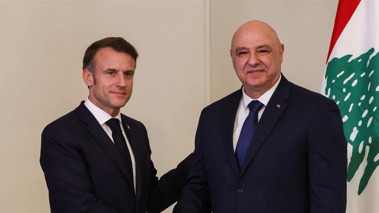 Lübnan ve Fransa'dan kritik görüşme! Macron'dan yardım istedi