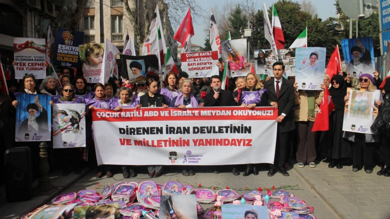 TGB ve CKD’den İran Konsolosluğu önünde tarihi mesaj: ‘ABD ve İsrail, Batı Asya’ya gömülecek’