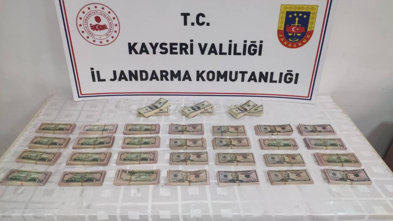 Kayseri'de ele geçirildi! 192 bin 250 dolar...