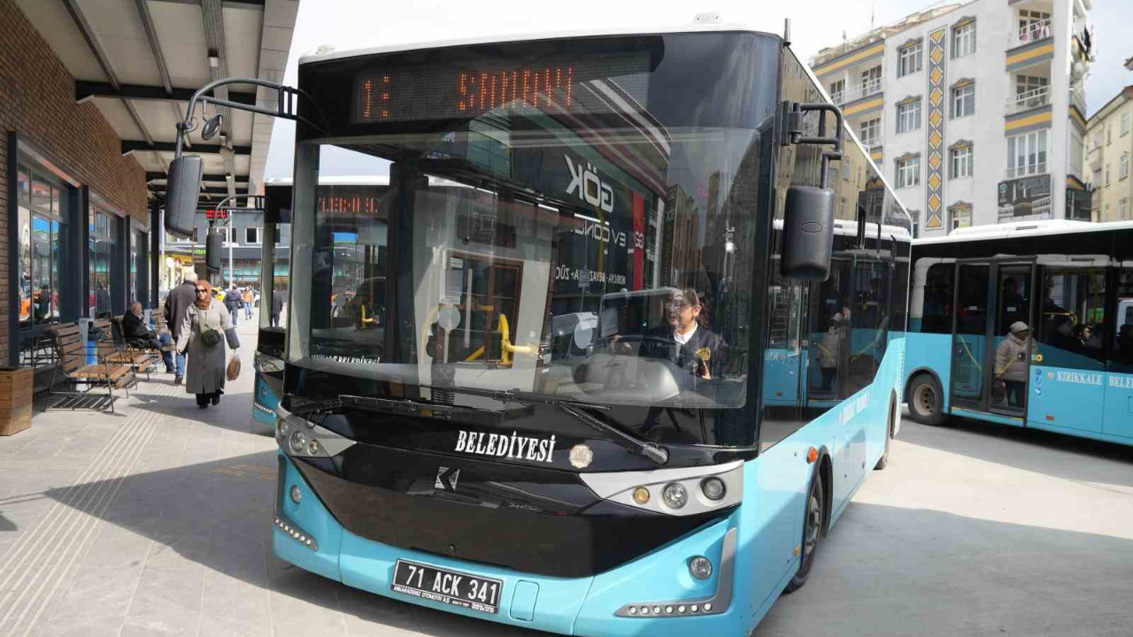 Kırıkkale’de kadınlara ücretsiz ulaşım desteği