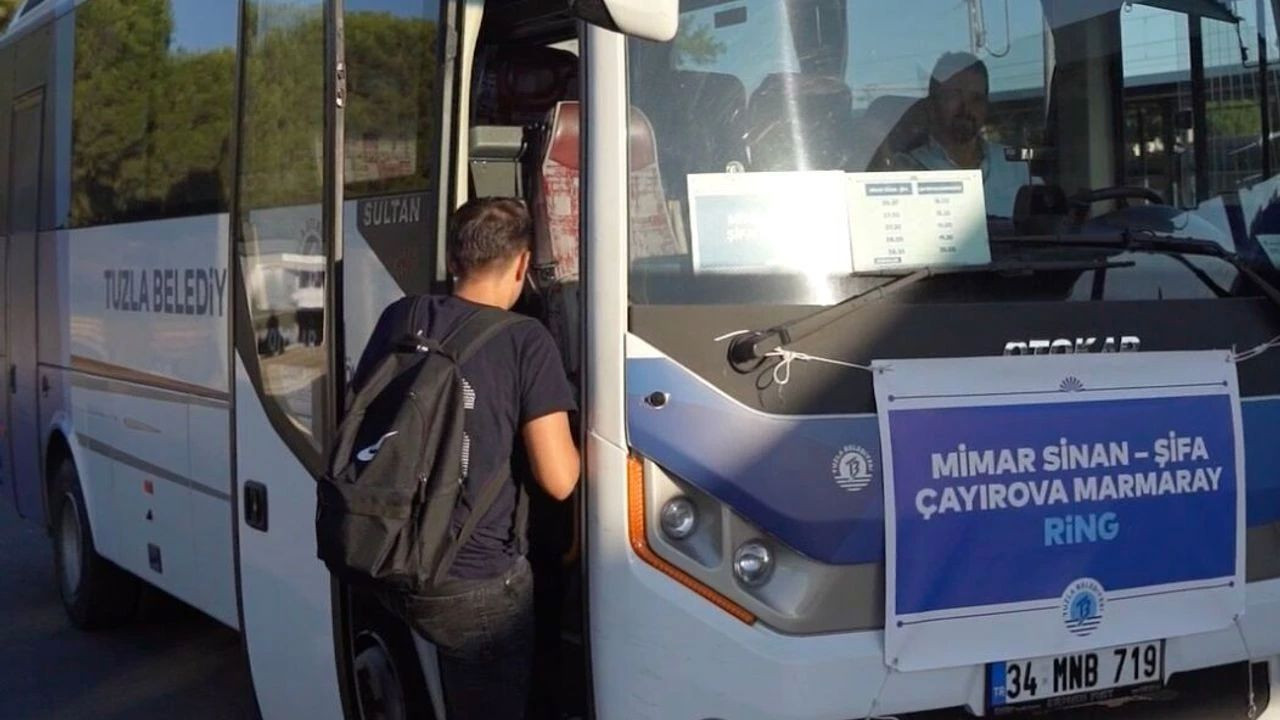 Tuzla Belediyesi açıkladı: Ücretsiz ring hizmeti