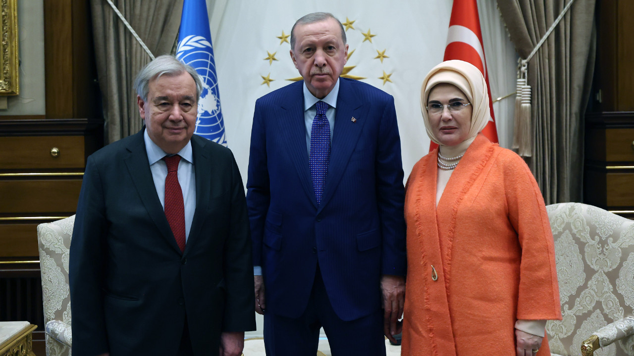 Erdoğan'dan BM Genel Sekreteri'ne ödül! 'Sabırla ve kararlılıkla çalışmaya devam edeceğiz'