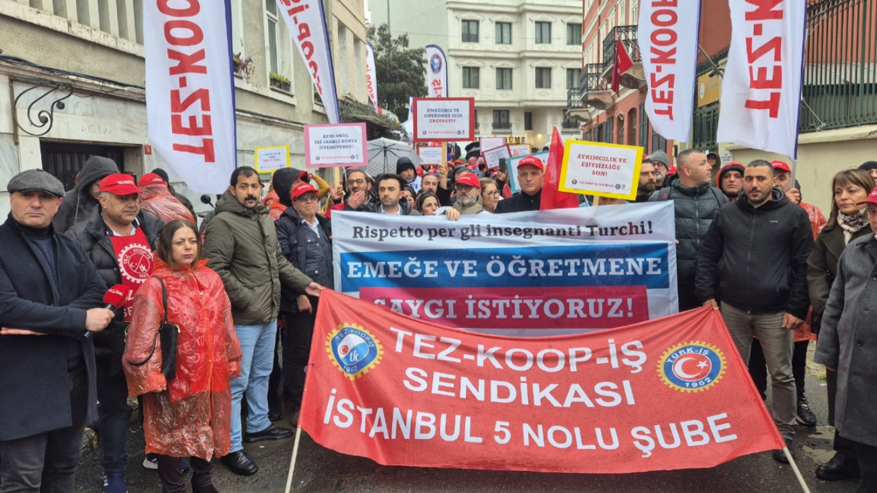 Özel İtalyan Lisesi’nde grev kırıcılığı: Görevlendirilen bazı öğretmenlerden ret