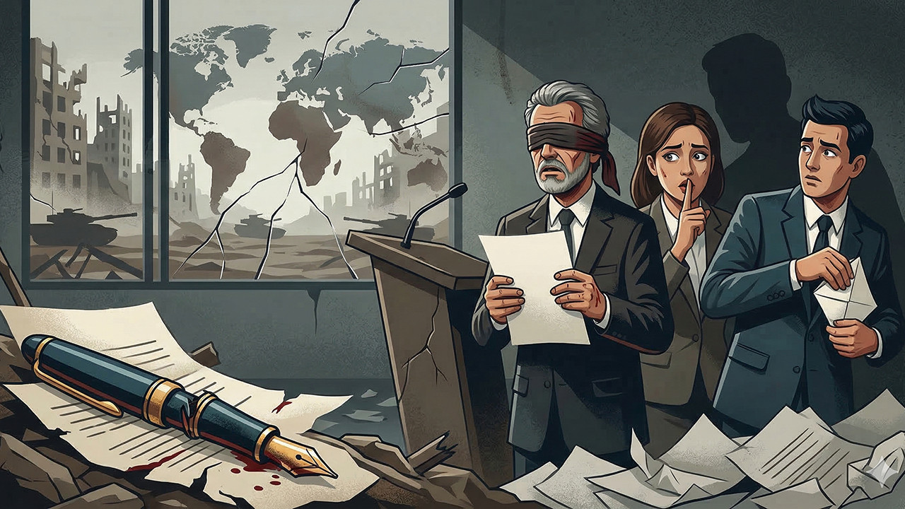 Bildirilerde bir kelime bile emperyalizm yok! Şairin vicdanı aranıyor