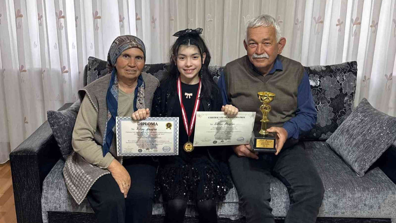 Manisalı minikten uluslararası başarı