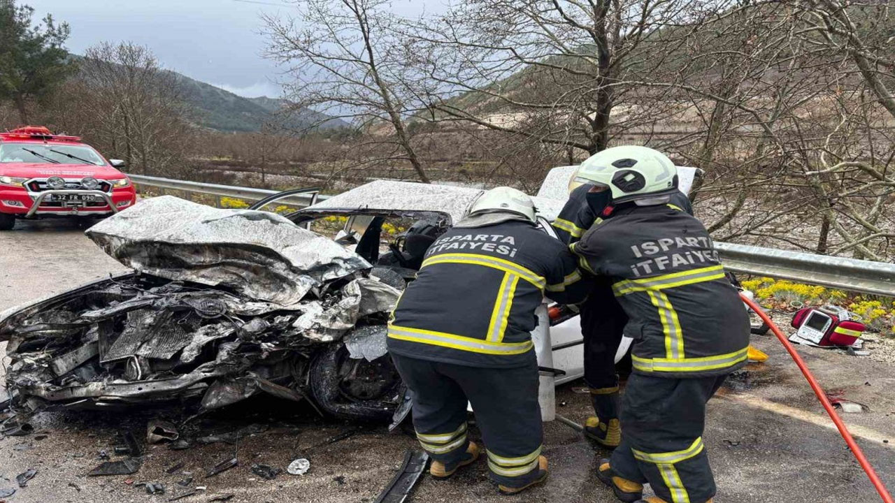 Dehşet kaza bir çifti hayattan koparttı