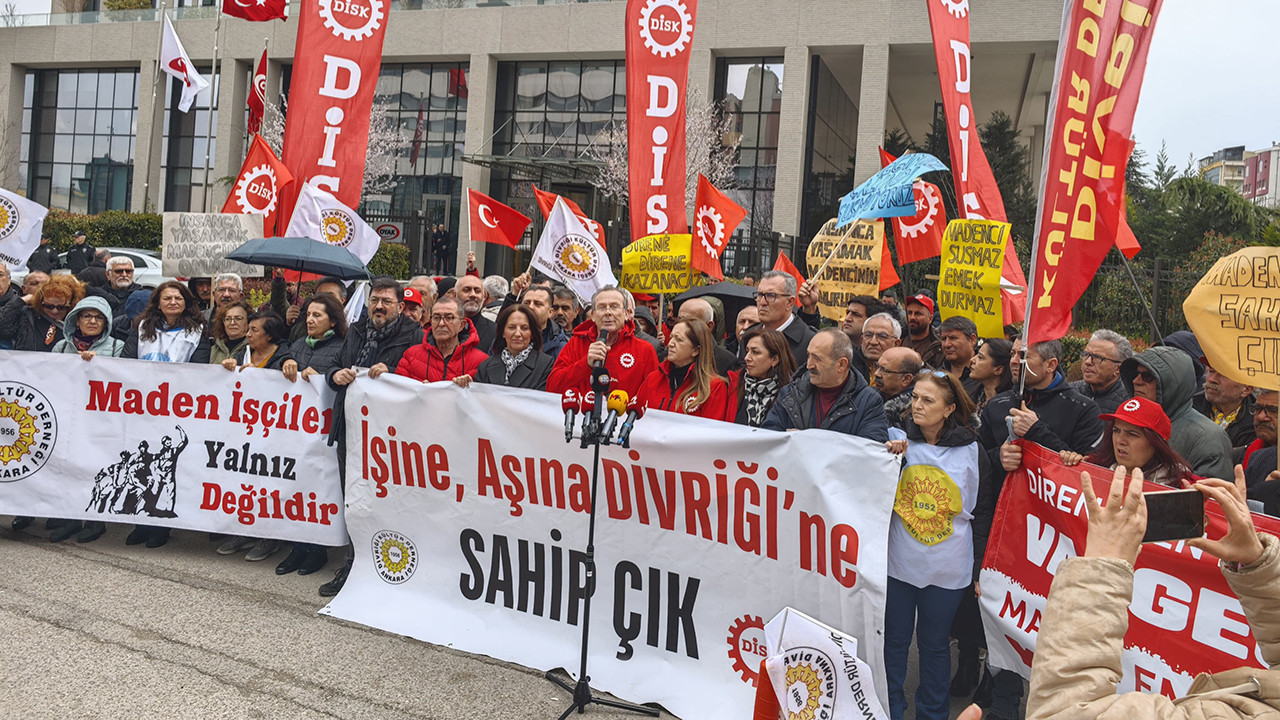 Divriğili madenciler Ankara’da: İşimizi geri istiyoruz