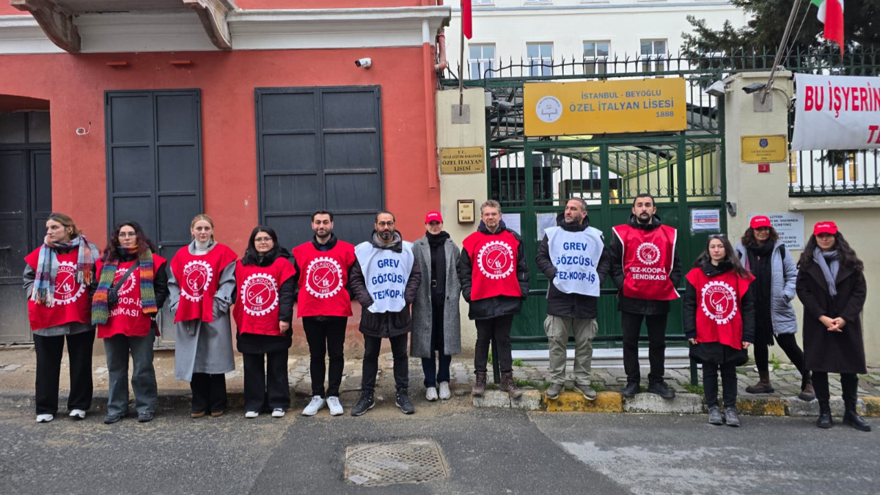 Grev kırıcı atamalara karşı öğretmenlerden barikat