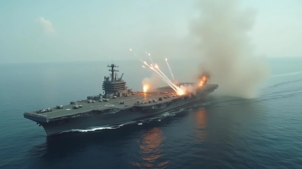 İran füzeleri USS Abraham Lincoln'ü geri çekilmeye zorladı: 'Yaklaşırsan yanarsın'