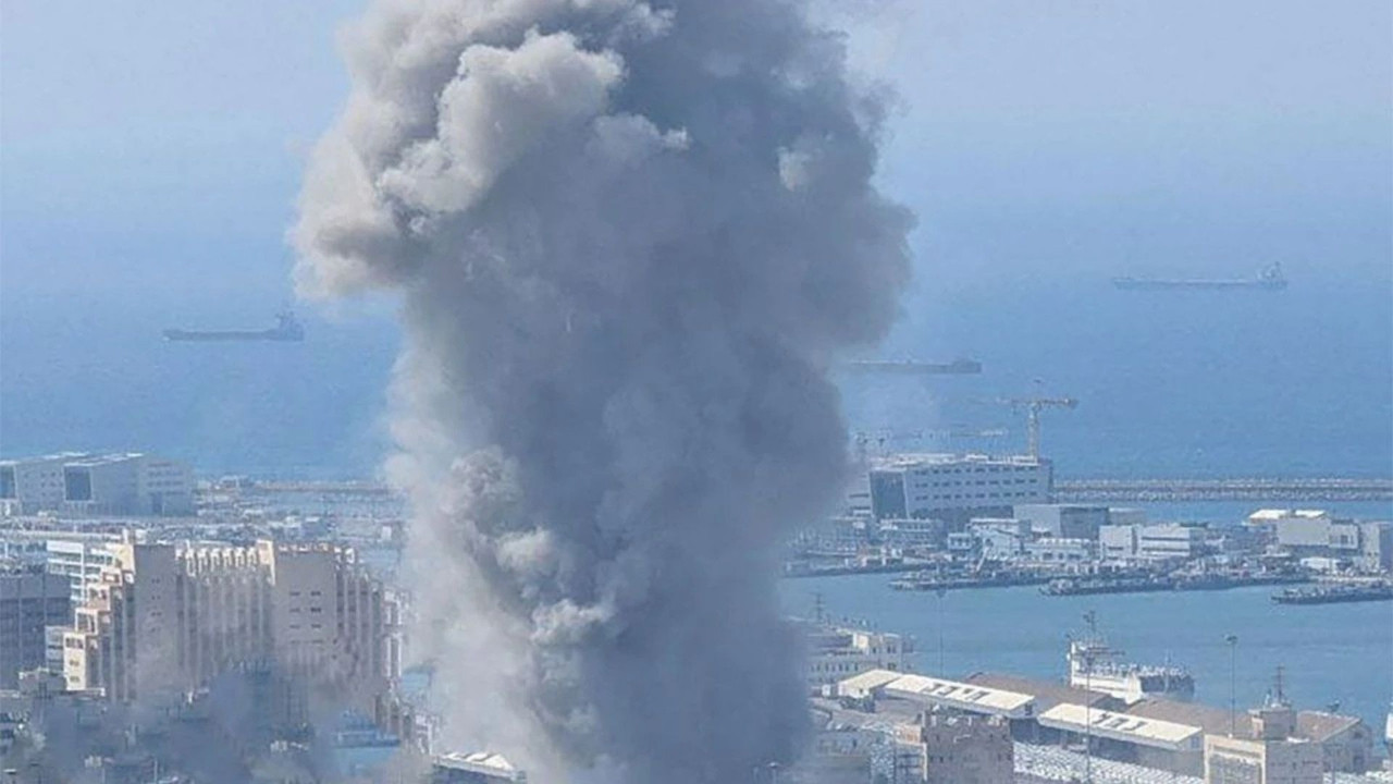 İsrail’in lojistik kalbi hedefte: Hayfa’nın stratejik tesislerine İran’dan ağır darbe!