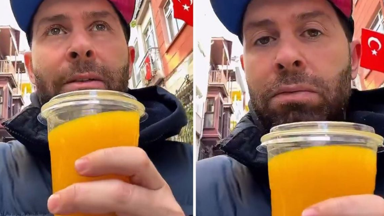 İstanbul'da portakal suyu aldı! Ödediği rakama tepki gösterdi