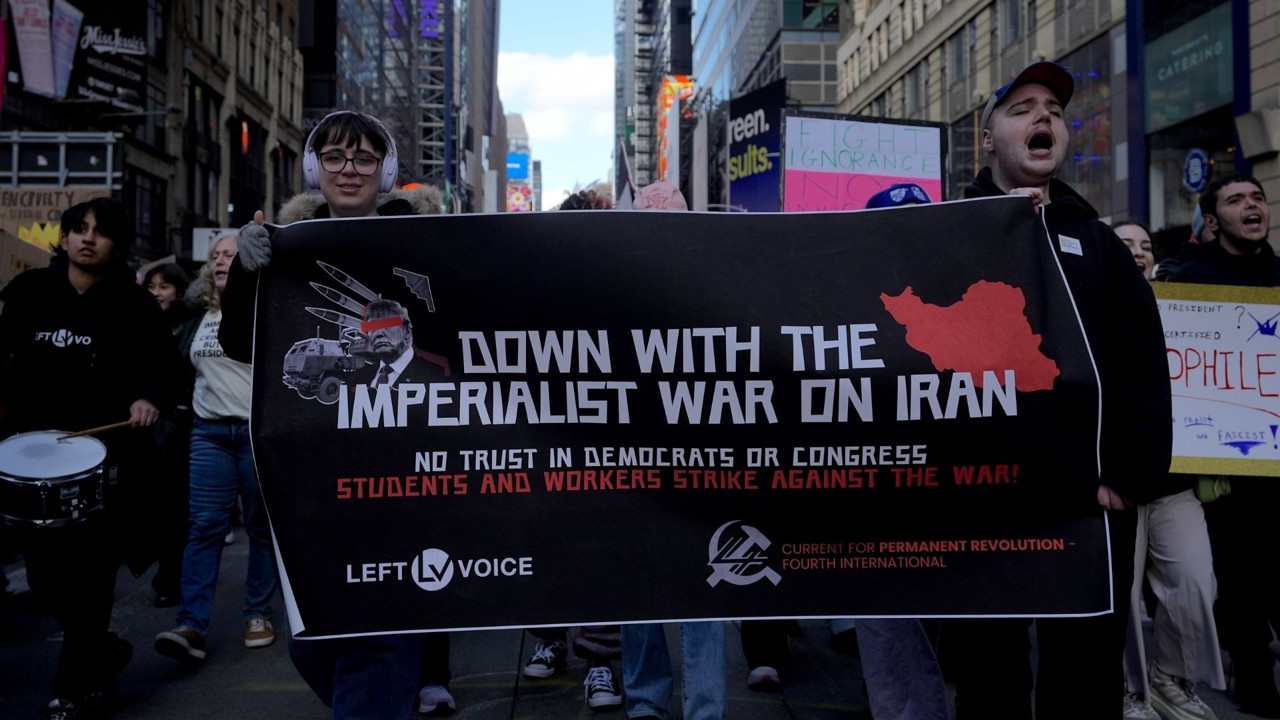 ABD’nin kalbinde Trump’a büyük tepki! İran’da ‘emperyalist saldırıya hayır’ mesajı…