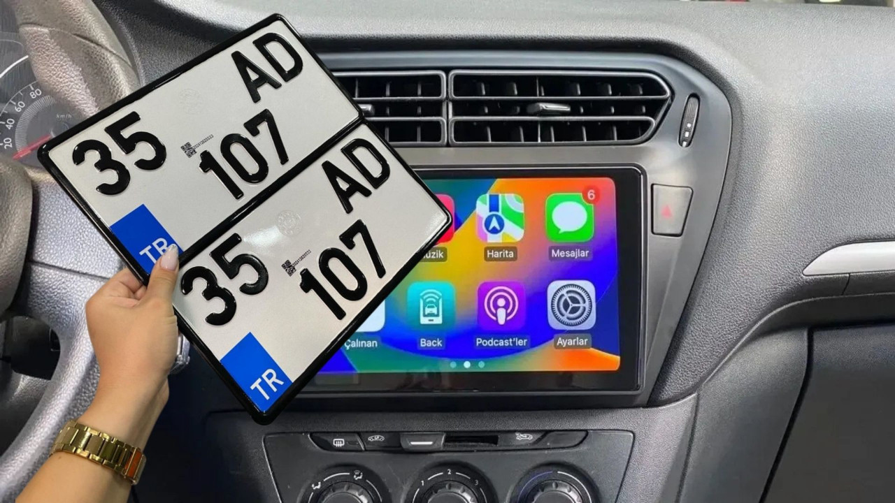 APP plaka ve multimedya ekranlarda yeni ayrıntılar! İçişleri Bakanlığı duyurdu