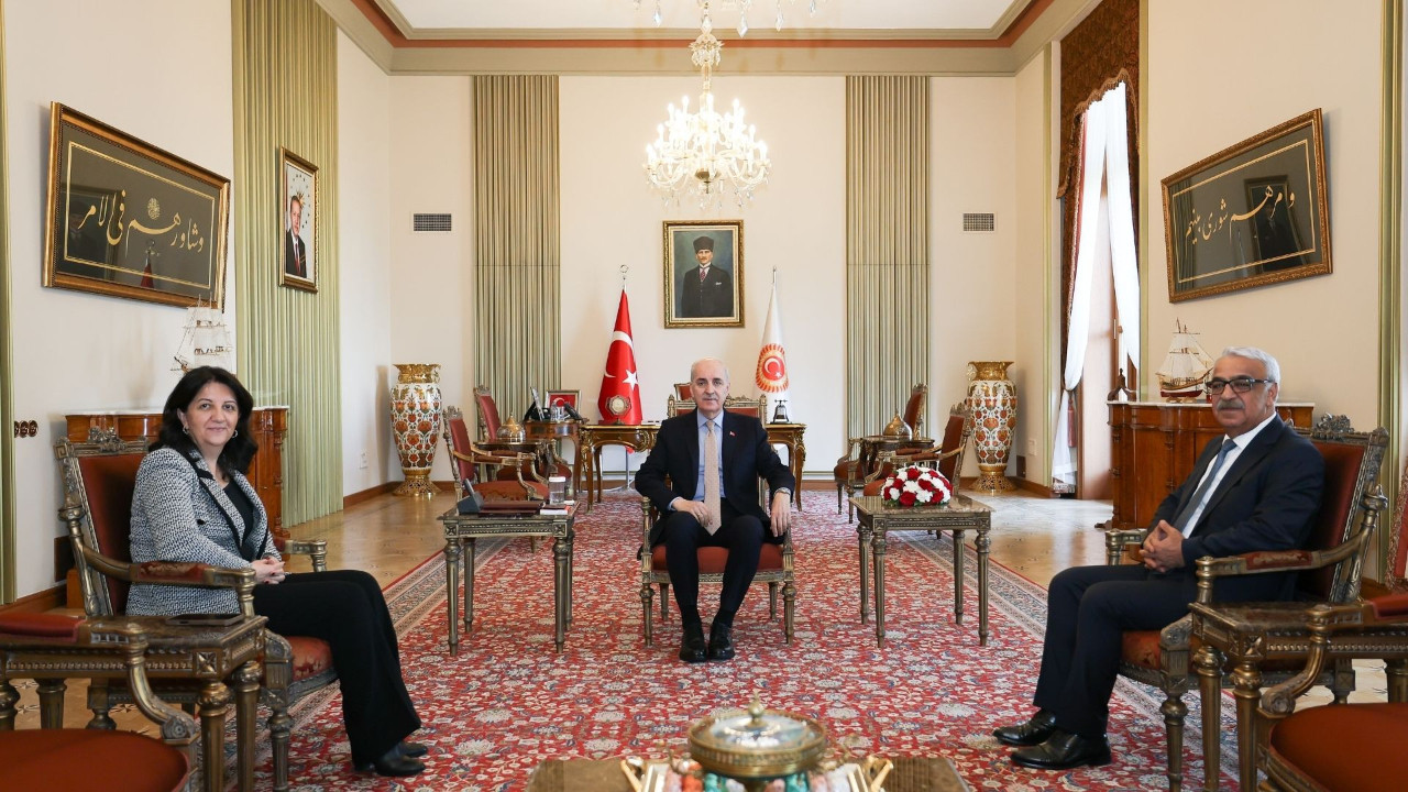 TBMM Başkanı Kurtulmuş DEM Parti heyetini kabul etti