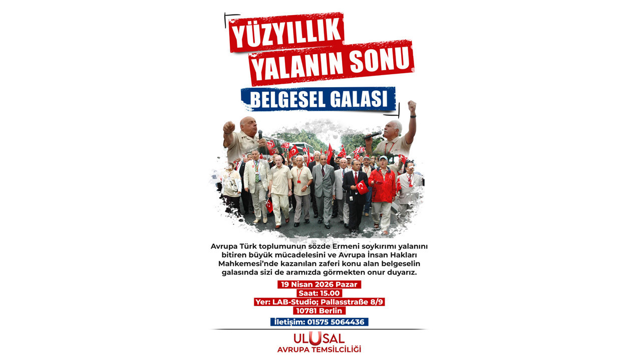 Ulusal Kanal‘dan ‘Yüzyıllık Yalanın Sonu’ belgeseli