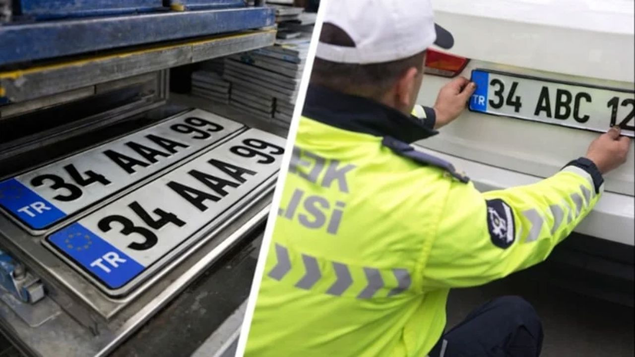 Araç plakaları ücretsiz yenilenecek: Resmi açıklama geldi