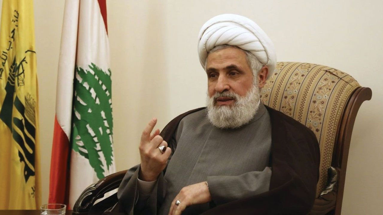 Hizbullah Lideri Kasım'dan hükümete İsrail çağrısı! 'Kimse bize nasıl yönetileceğimizi dayatamaz'