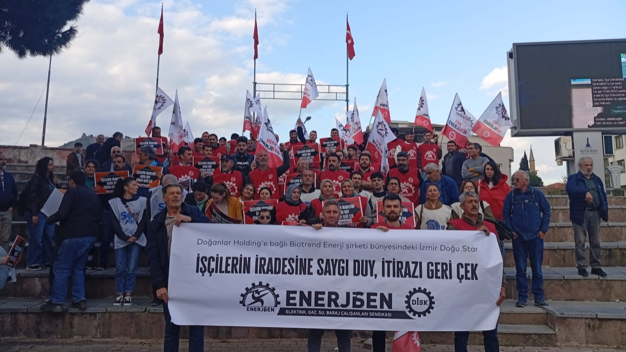 Bergama’da enerji işçileri ayakta: Yetki itirazı geri çekilsin TİS başlasın